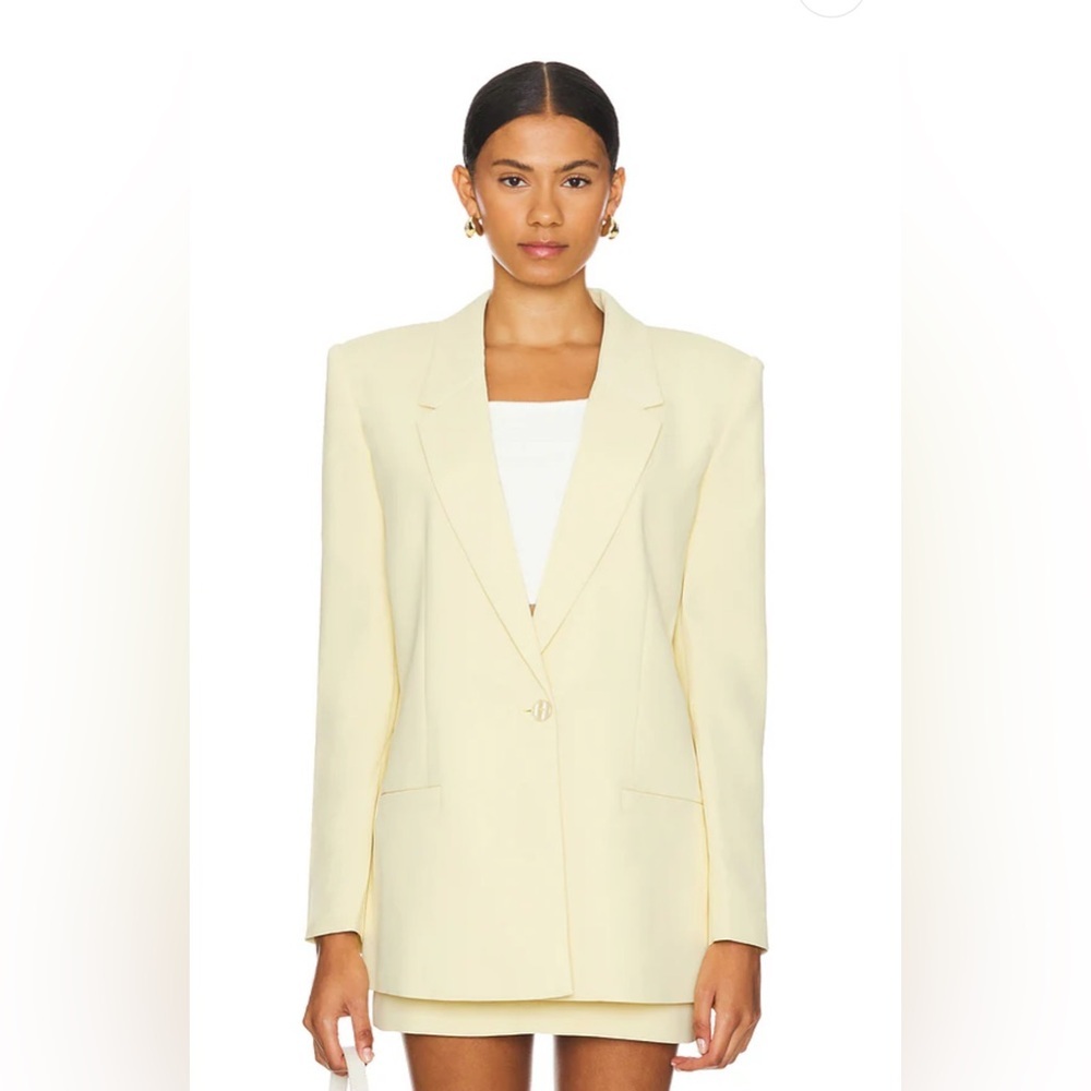 SER.O.YA-Prudence Blazer in Butter, Size Medium, this size sold out online NWT